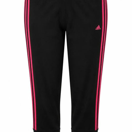 adidas Womens Black Jogger Trousers Size 12-14 Climalite Activewear