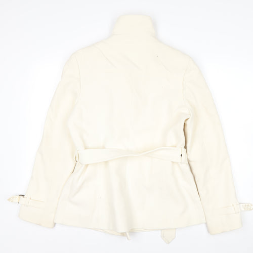Marks and Spencer Women’s Ivory Belted Trench Coat Size 12