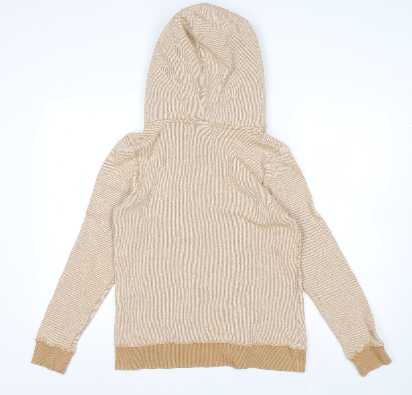 Animal Womens Beige Hooded Pullover Hoodie Size 8 Cotton Blend Lined