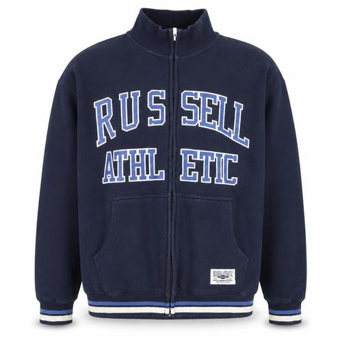 Russell Athletic Men's Blue Full Zip Fleece Sweatshirt M