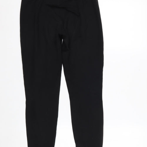 Hollister Women Black Jogger Sweatpants S Cotton Blend Drawstring