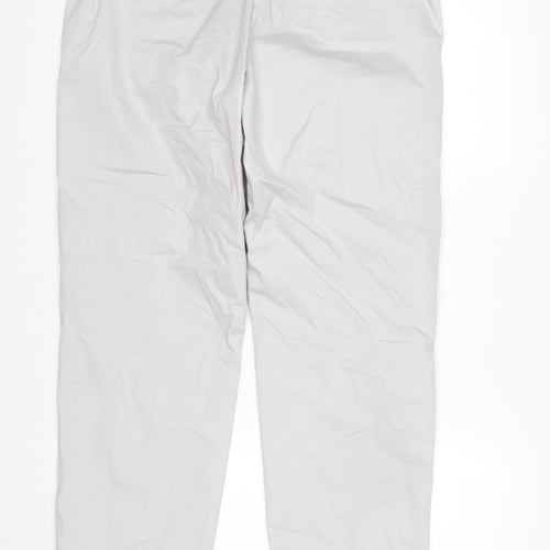 Marks and Spencer Autograph Men's Grey Regular Fit Chino Trousers 36x29