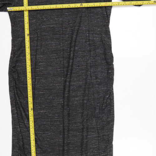 H&M Maternity Grey Jersey Bodycon Dress Women’s Size M Long Sleeve