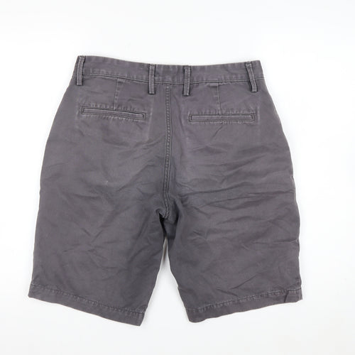 Gap Men Grey Chino Shorts Size 30 Regular Cotton Casual