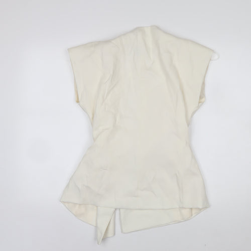 Marks and Spencer Women's Ivory Wrap Blouse Size 10