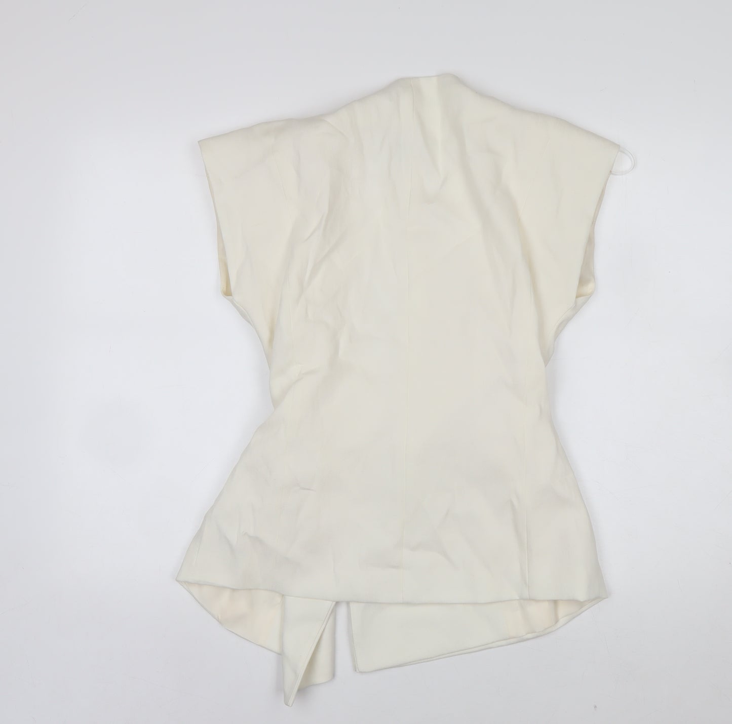 Marks and Spencer Women's Ivory Wrap Blouse Size 10