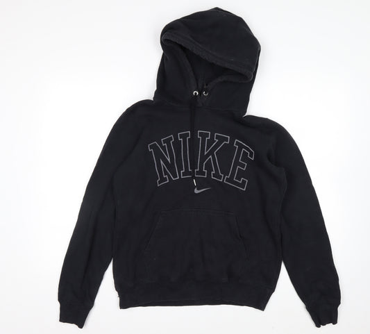 Nike Men's Black Pullover Hoodie M Sports Fleece Sweatshirt