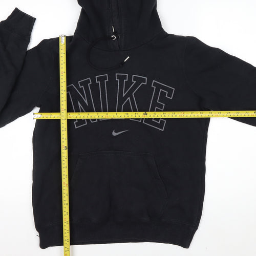 Nike Men's Black Pullover Hoodie M Sports Fleece Sweatshirt