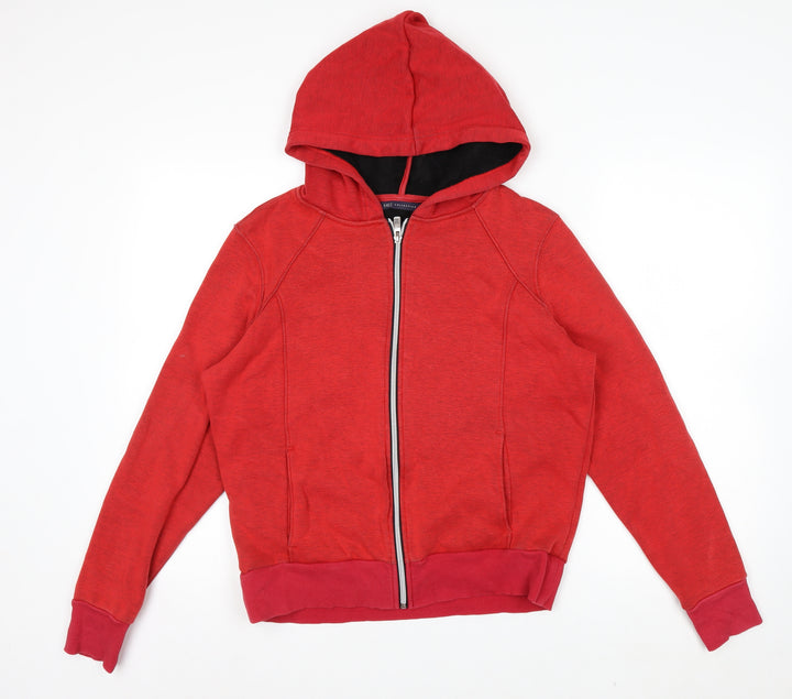Marks and Spencer Women's Red Full Zip Hoodie Size 14