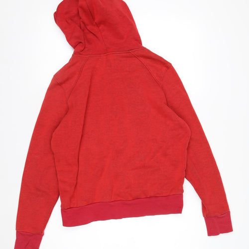 Marks and Spencer Women's Red Full Zip Hoodie Size 14