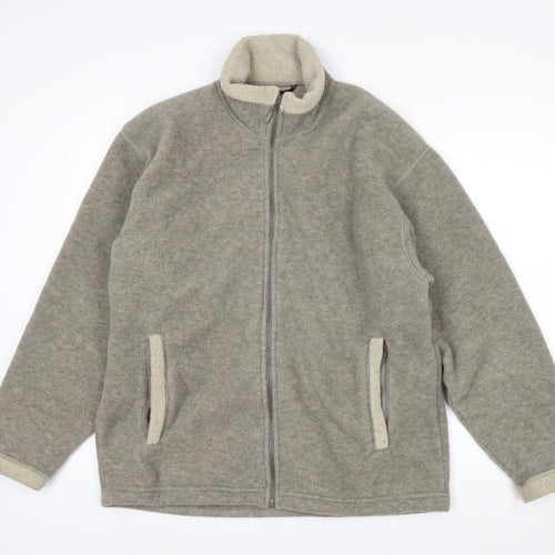 Marks and Spencer Men’s Grey Fleece Full Zip Jacket Size M