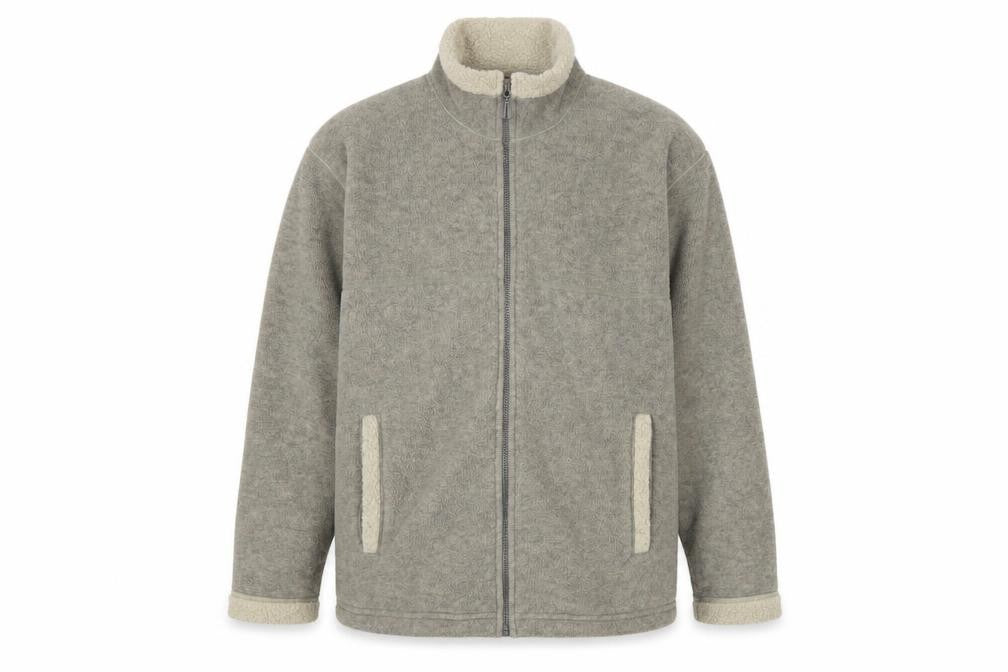Marks and Spencer Men’s Grey Fleece Full Zip Jacket Size M