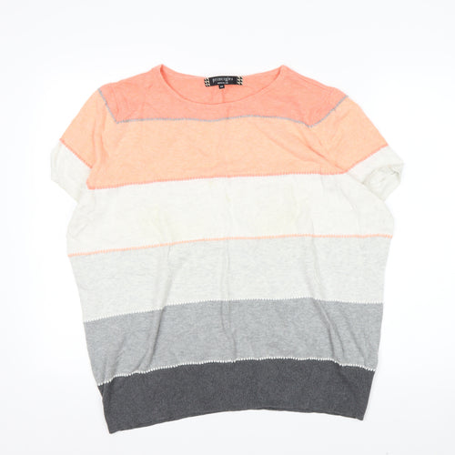 Principles by Ben de Lisi Women’s Multicoloured Striped Cotton Jumper Size 20