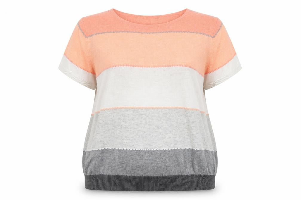 Principles by Ben de Lisi Women’s Multicoloured Striped Cotton Jumper Size 20