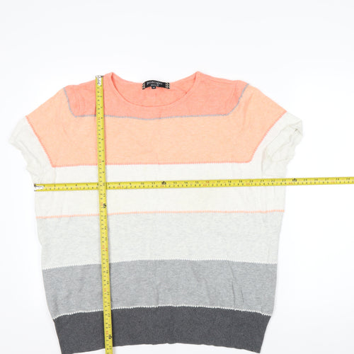 Principles by Ben de Lisi Women’s Multicoloured Striped Cotton Jumper Size 20