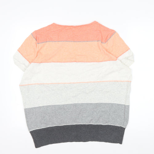 Principles by Ben de Lisi Women’s Multicoloured Striped Cotton Jumper Size 20