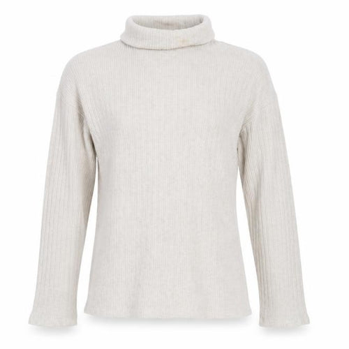 Pull&Bear Women Beige Roll Neck Slim Knit Jumper Size L