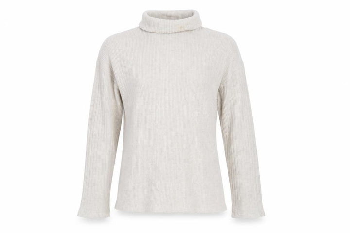 Pull&Bear Women Beige Roll Neck Slim Knit Jumper Size L