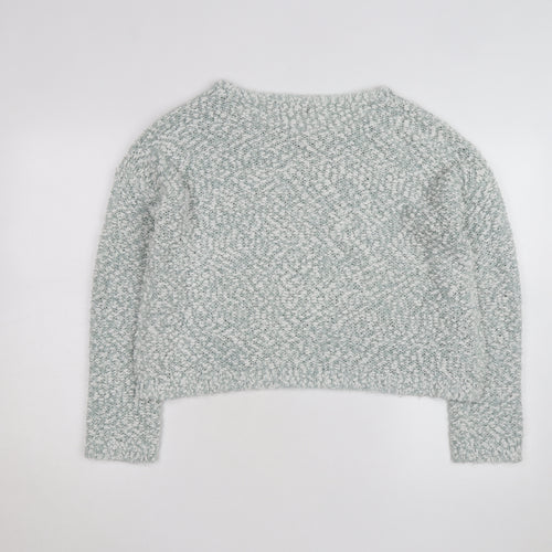 New Look Women's Grey Chunky Knit Crew Neck Jumper Size 18