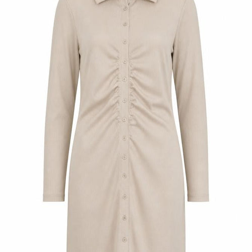 Abercrombie & Fitch Women’s Beige Collared Shirt Dress XS