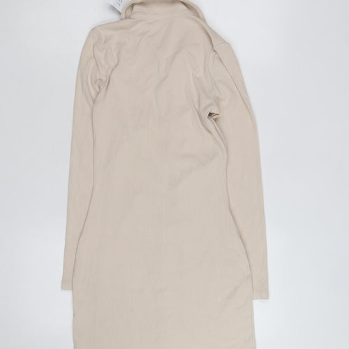 Abercrombie & Fitch Women’s Beige Collared Shirt Dress XS