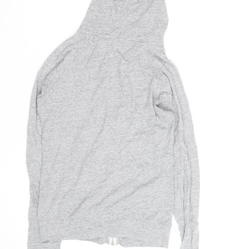 Nike Mens Grey Full Zip Hoodie Size M Regular Fit Sportswear