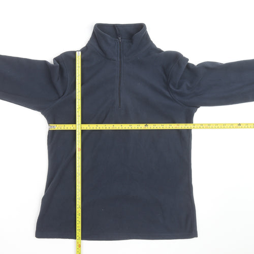 Mountain Warehouse Men's Blue Fleece 1/2 Zip Pullover Sweatshirt M