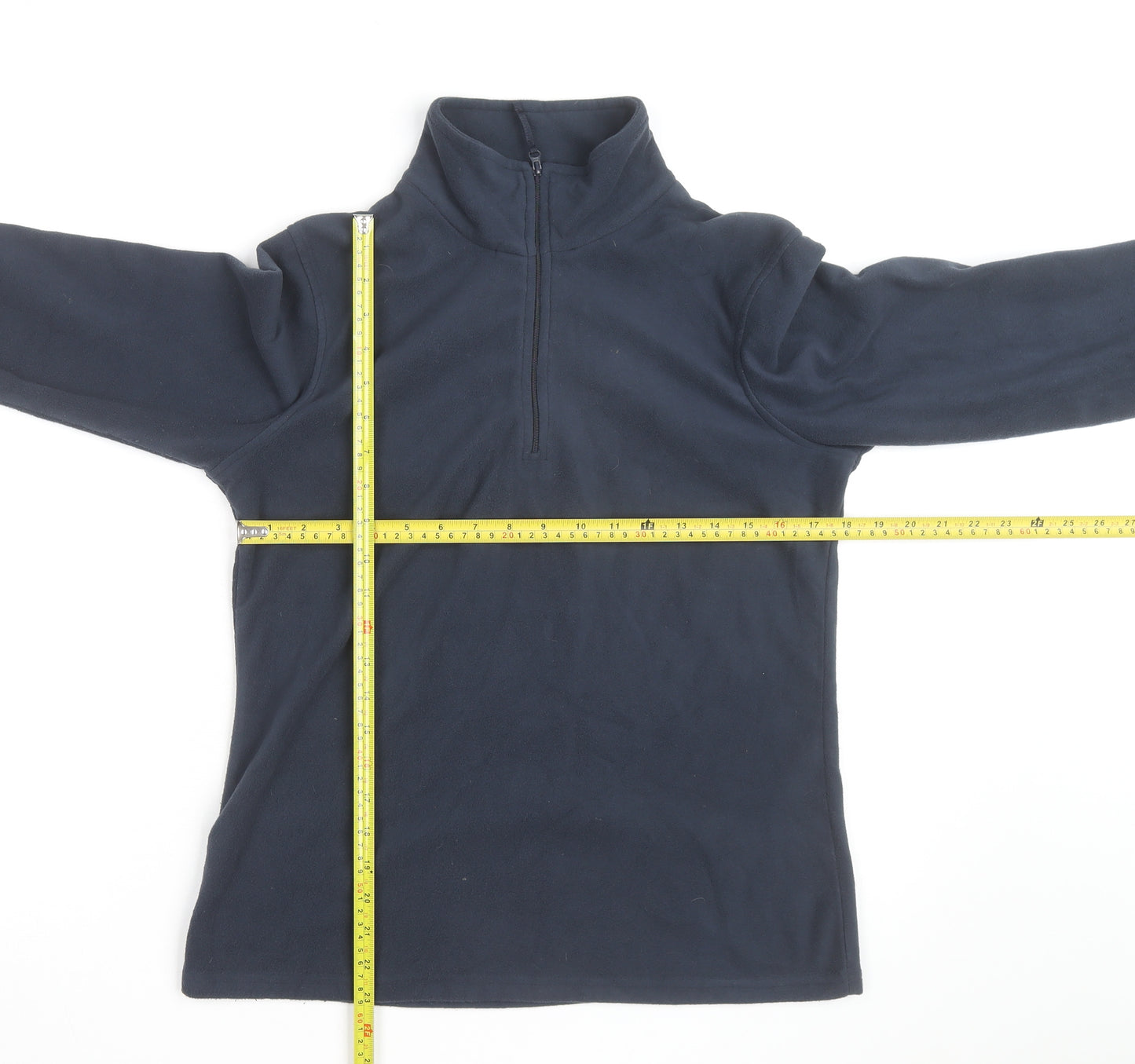 Mountain Warehouse Men's Blue Fleece 1/2 Zip Pullover Sweatshirt M