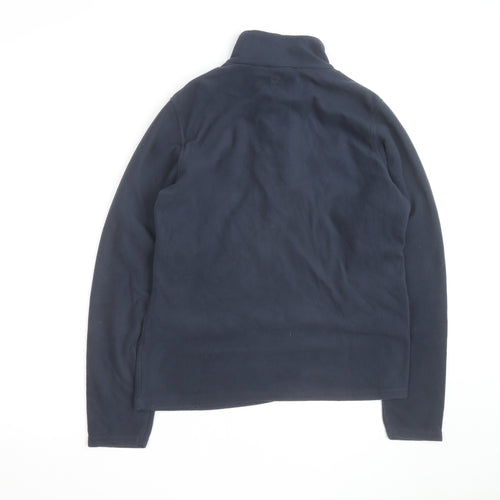 Mountain Warehouse Men's Blue Fleece 1/2 Zip Pullover Sweatshirt M