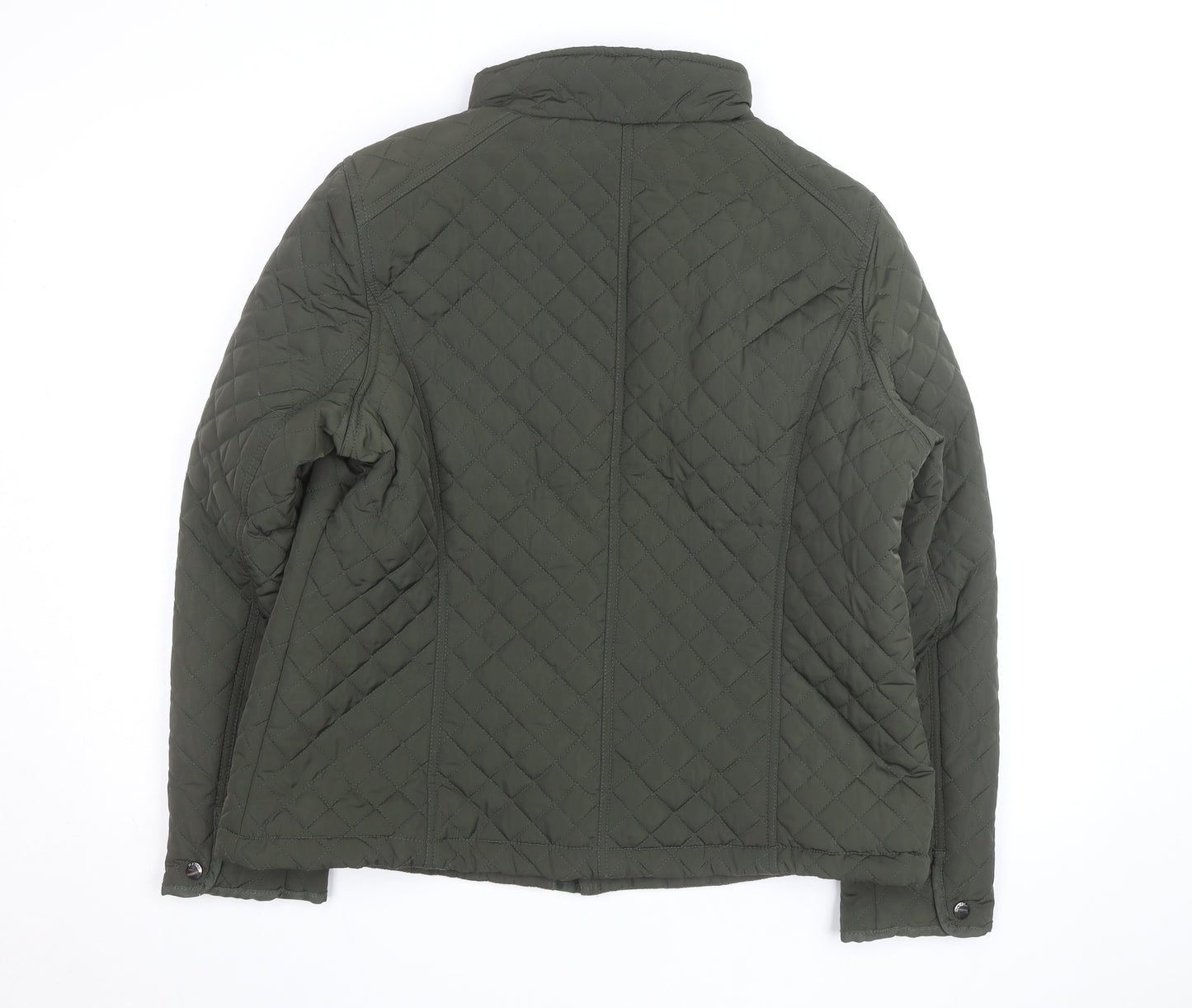 Maine New England Women's Green Quilted Polyester Jacket Size 18