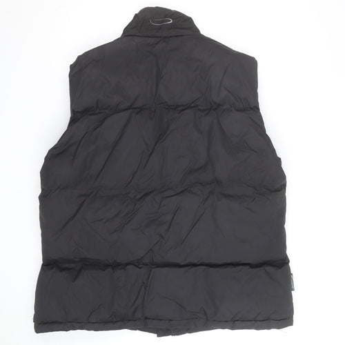 Mountainlife Men Black L Puffer Waistcoat Outdoor Hiking Gilet
