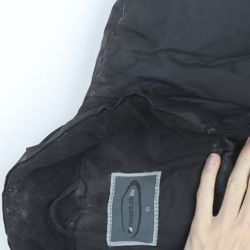 Mountainlife Men Black L Puffer Waistcoat Outdoor Hiking Gilet