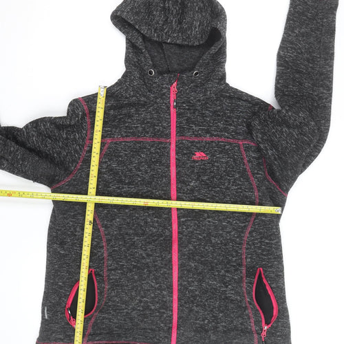 Trespass Women's Grey Full Zip Hoodie Size 16 Fleece Outdoor Jacket