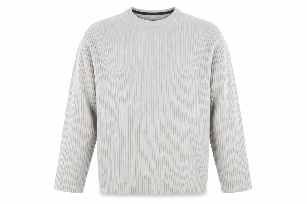 Marks and Spencer Blue Harbour Men’s Beige XL Cotton Chunky Knit Jumper