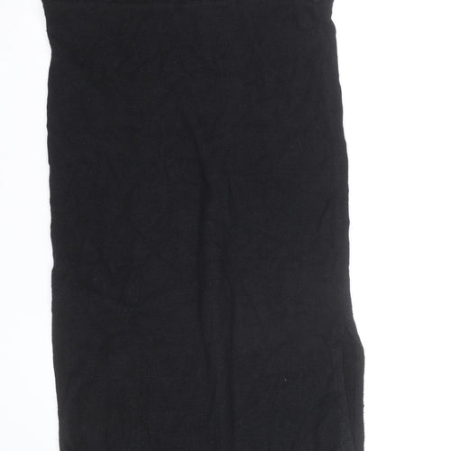 Jigsaw Women Black Wool Knit Pencil Skirt L