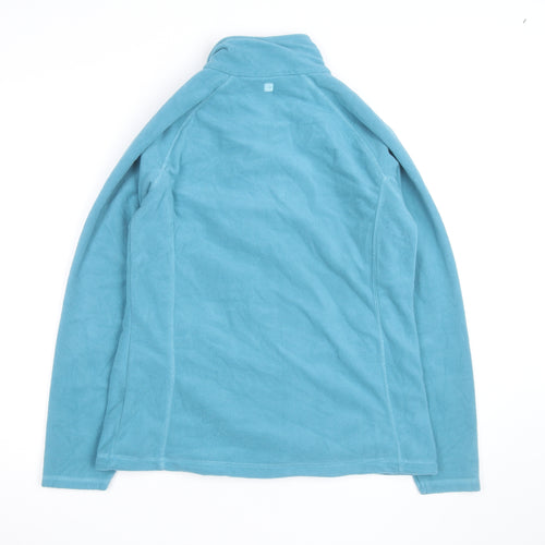Mountain Warehouse Women Blue Fleece Full Zip Jacket Size 12