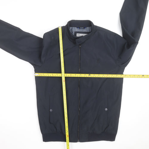Next Teens Blue Polyester Bomber Jacket S Casual Zip Up
