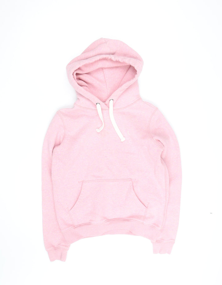 Jack Wills Womens Pink Pullover Hoodie Size 8 Cotton Blend Casual