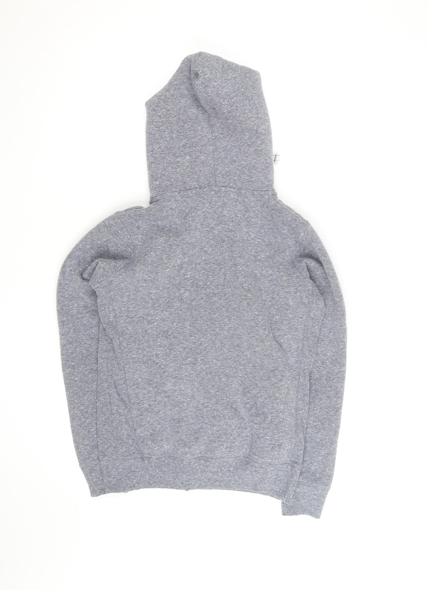 Weird Fish Women's Grey Full Zip Hoodie Size 8 Sherpa Lined