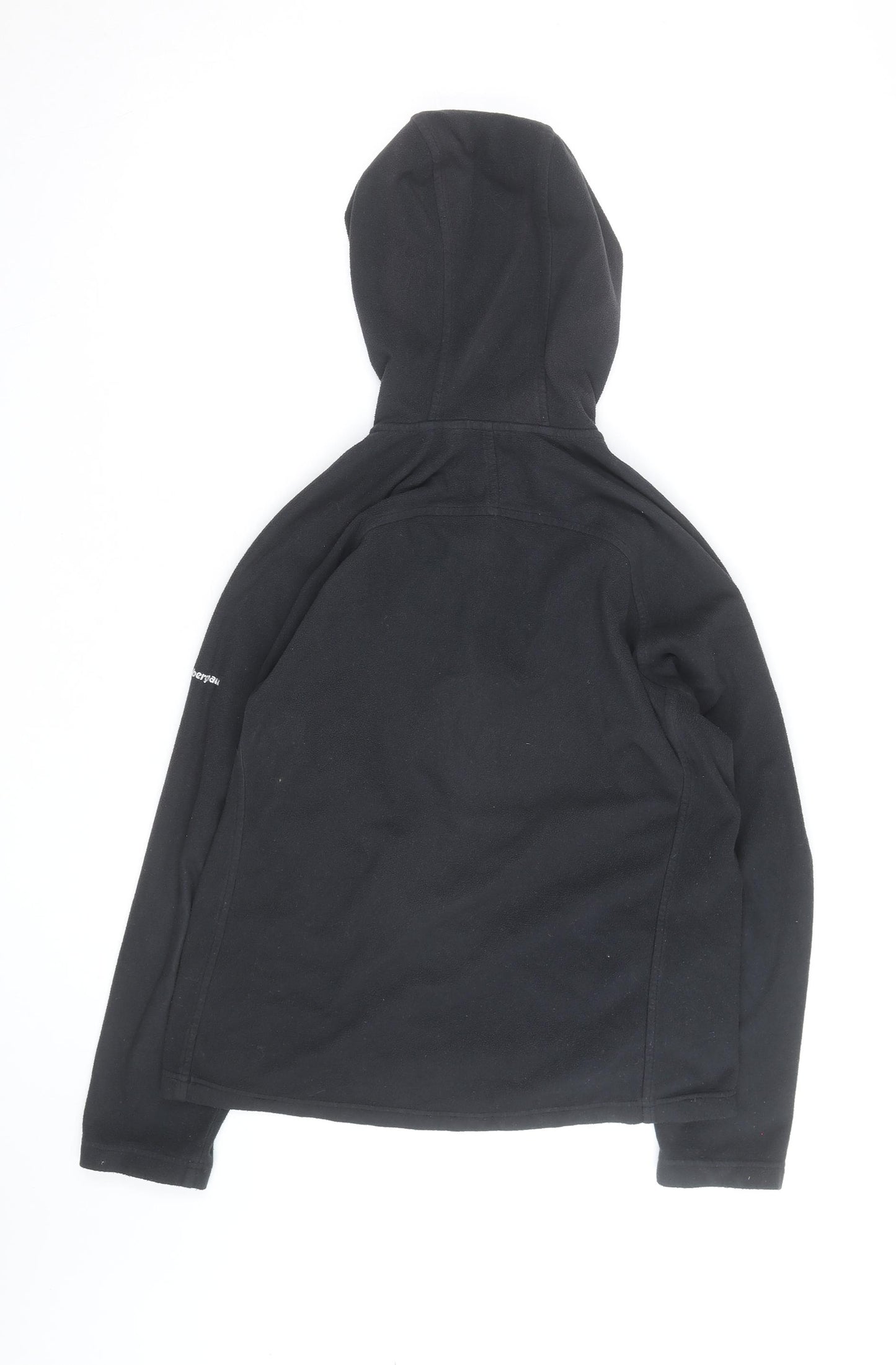 Berghaus Womens Black Fleece 1/2 Zip Hoodie Size 12