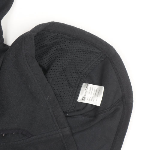 Berghaus Womens Black Fleece 1/2 Zip Hoodie Size 12