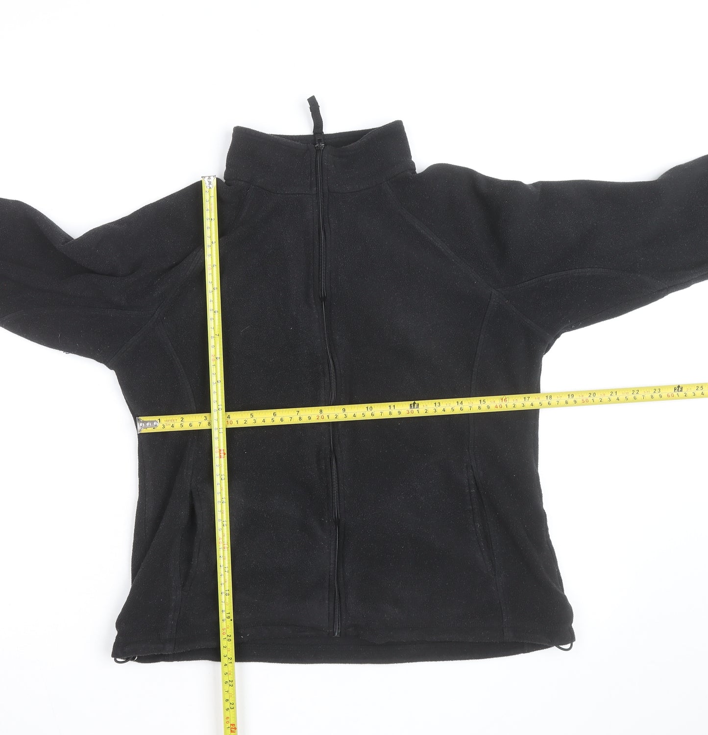 Mountain Warehouse Womens Black Size 14 Fleece Full Zip Jacket