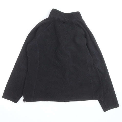 Mountain Warehouse Womens Black Size 14 Fleece Full Zip Jacket