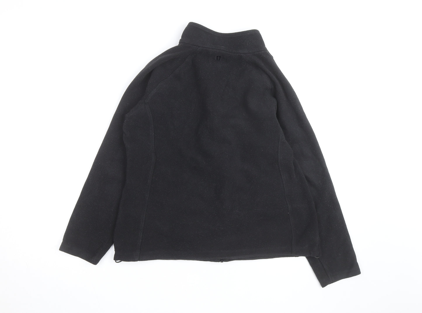 Mountain Warehouse Womens Black Size 14 Fleece Full Zip Jacket