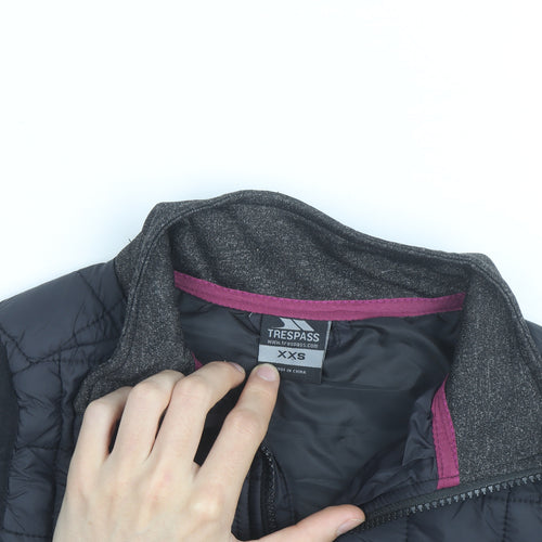 Trespass Women’s Black XXS Quilted Padded Waistcoat Gilet Outdoor