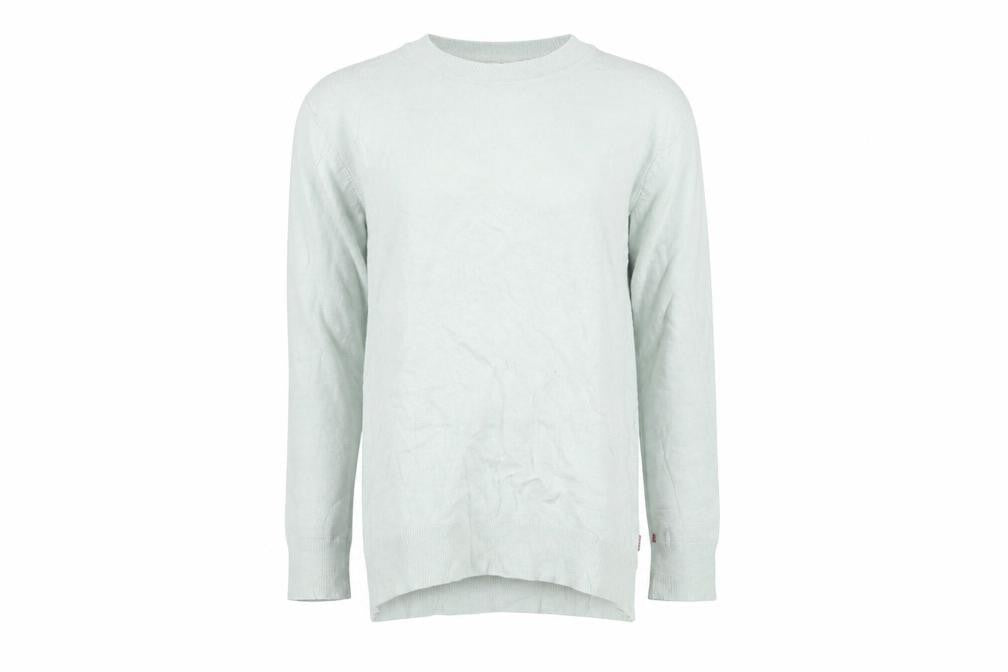Levi's Women's Green Cotton Crew Neck Long Sleeve Jumper Size S