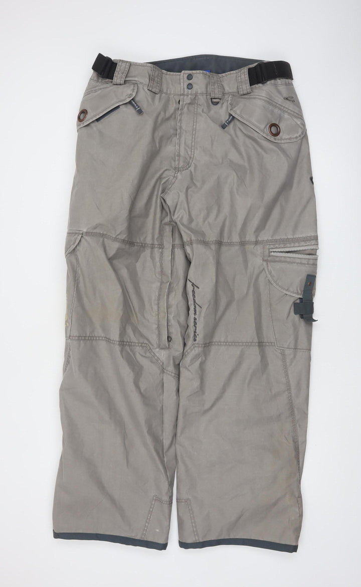O'Neill Men's Grey Cargo Trousers 2XL Freedom Series Outdoor Workwear