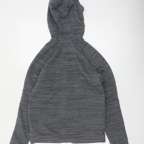 Adidas Women’s Grey Full Zip Hooded Sweatshirt Size S 8-10