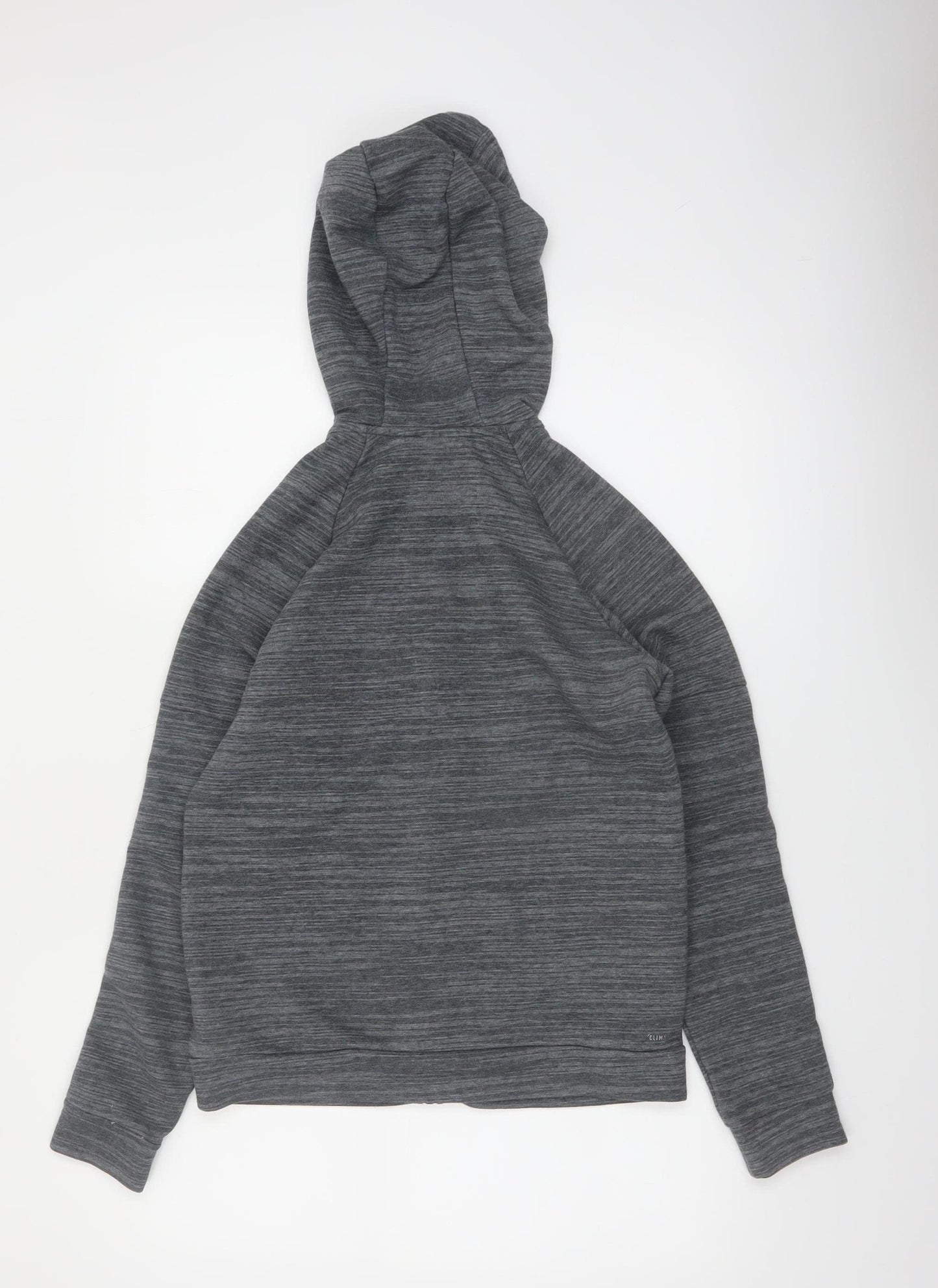 Adidas Women’s Grey Full Zip Hooded Sweatshirt Size S 8-10