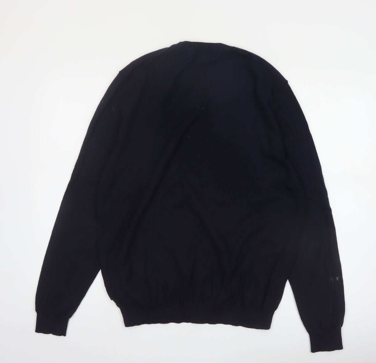 Brand and care label for Hugo Boss Men's Black 2XL V-Neck Knit jumper